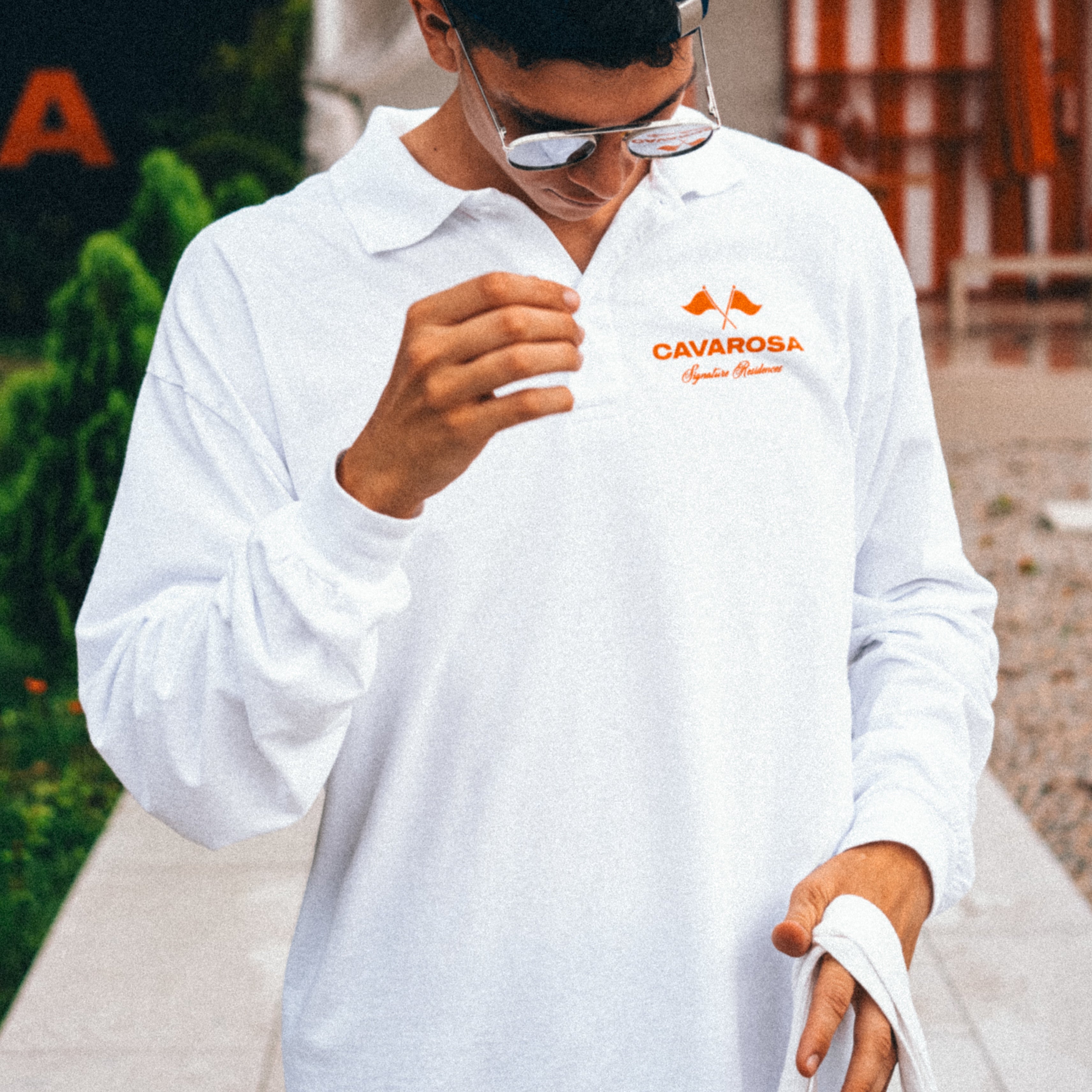 Marina Club Long Sleeve Polo Blue